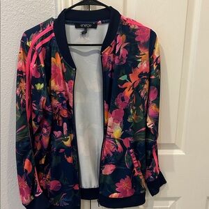 Energie Women's Vibrant Floral Bomber Jacket